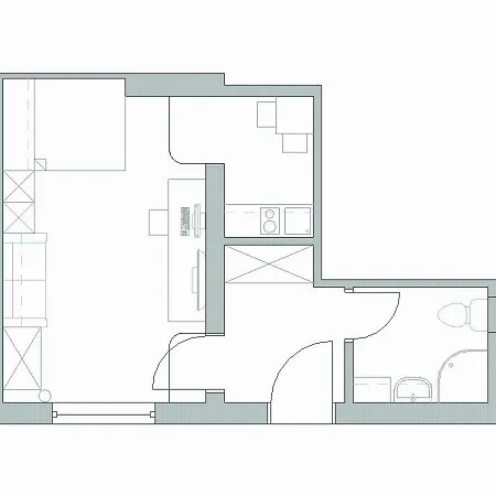 아파트 럭셔리 스튜디오 아파트먼트 류블랴나